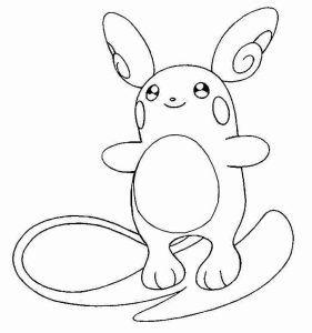 Tô Màu Pokemon Raichu