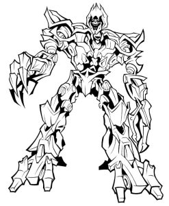 Tô Màu Robot Biến Hình