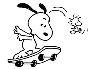 Tô Màu Chú Chó Snoopy