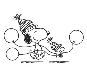 Tô Màu Chú Chó Snoopy
