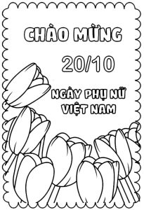 Tô Màu Ngày Phụ Nữ Việt Nam 20 10