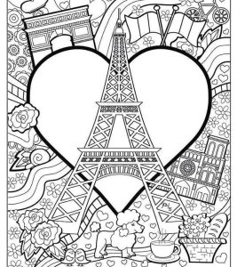 Tô Màu Tháp Eiffel