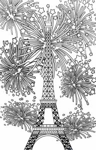 Tô Màu Tháp Eiffel