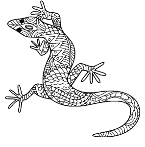 Tô Màu Thằn Lằn