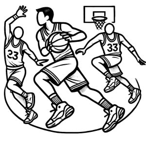 Tô Màu Bóng Rổ