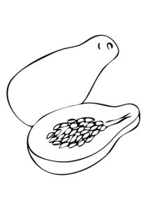 Tô Màu Quả Đu Đủ