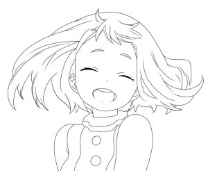 Tô Màu Uraraka Ochaco