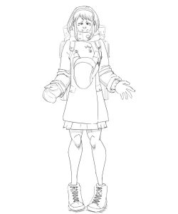 Tô Màu Uraraka Ochaco