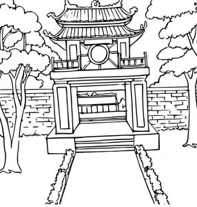 Tô Màu Văn Miếu Quốc Tử Giám