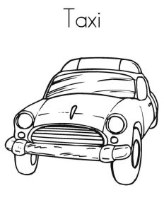 Tô Màu Xe Taxi
