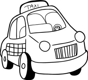 Tô Màu Xe Taxi