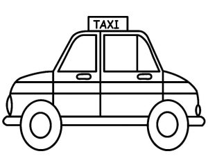 Tô Màu Xe Taxi