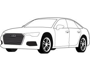 Tô Màu Xe Ô Tô Audi
