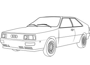 Tô Màu Xe Ô Tô Audi