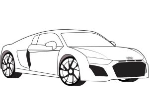Tô Màu Xe Ô Tô Audi