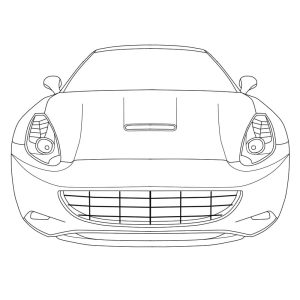 Tô Màu Xe Ferrari