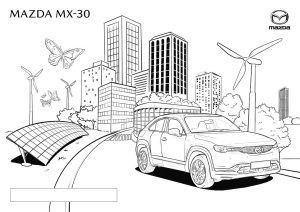 Tô Màu Xe Ô Tô Mazda