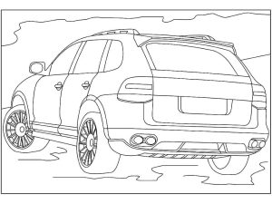 Tô Màu Xe Porsche