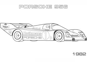 Tô Màu Xe Porsche