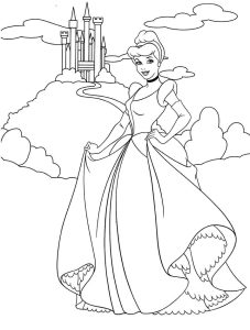 Tô Màu Cô Bé Lọ Lem Cinderella