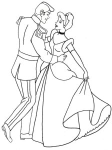 Tô Màu Cô Bé Lọ Lem Cinderella