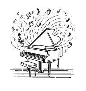 Tô Màu Đàn Piano