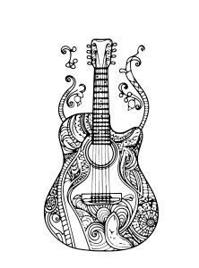 Tô Màu Đàn Guitar